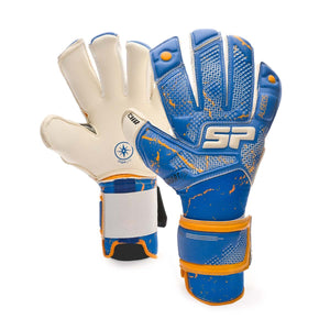 Blue goalkeeper glove for women