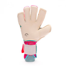 Load image into Gallery viewer, Palm of a women goalkeeper glove featuring a rollfinger + negative cut